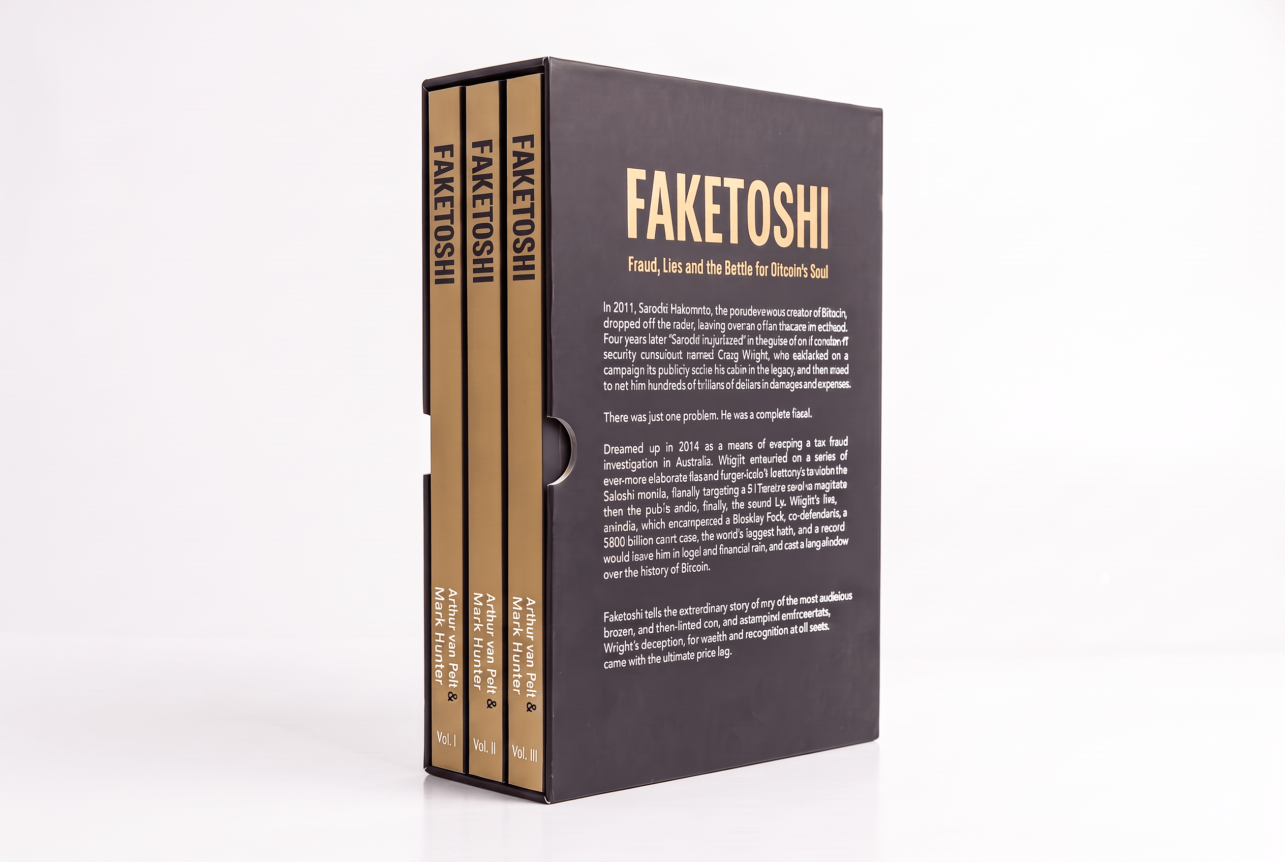 The Faketoshi Trilogy box set, alternate view